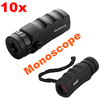 Компактный монокуляр объектив 10x25 Monoscope DF10X-1. Подзорная труба телескоп для наблюдения, рыбалки, охоты