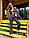 Літній брючний костюм трійка з брюками палаццо топом та вільною сорочкою (р. 42-46) 63KO2289, фото 7