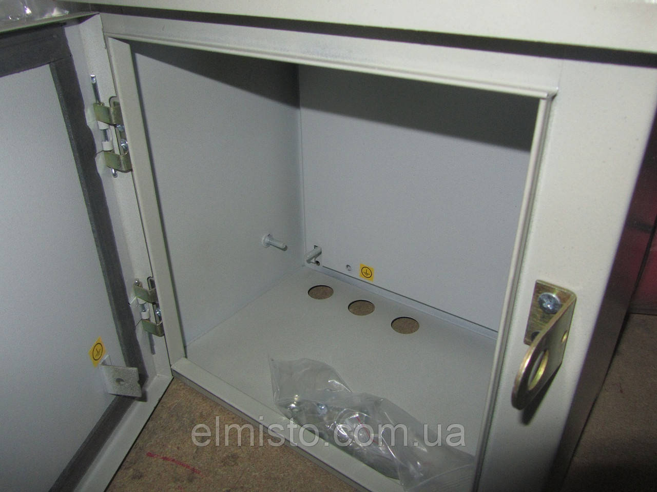 Бокс монтажний герметичний 300-300-180 IP54 вуличний металевий, фото 1