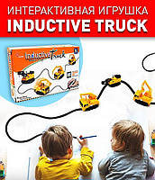 Машинка Inductive truck, которая ездит по нарисованному маршруту - Интерактивная Игрушка для Ребенка