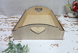 Піднос з сердечками середній NEW