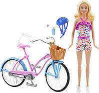 Ігровий набір Барбі Лялька та Велосипед Barbie Doll and Bike HBY28