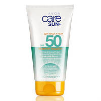 Солнцезащитный увлажняющий крем для лица и тела Avon «Нежная защита» SPF 50 150 мл