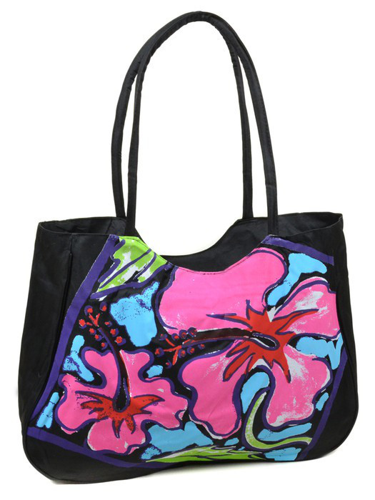 Сумка Жіноча Пляжна текстиль 1353 black. Пляжні сумки гуртом і в роздріб в Україні Одеса 7 км