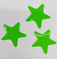 Конфетти звезды зеленые 35мм (10 грамм)