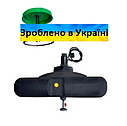 Квадратний бак для літнього душу пластиковий плоский 100л на дачу з підігрівом з терморегулятором з лійкою, фото 5