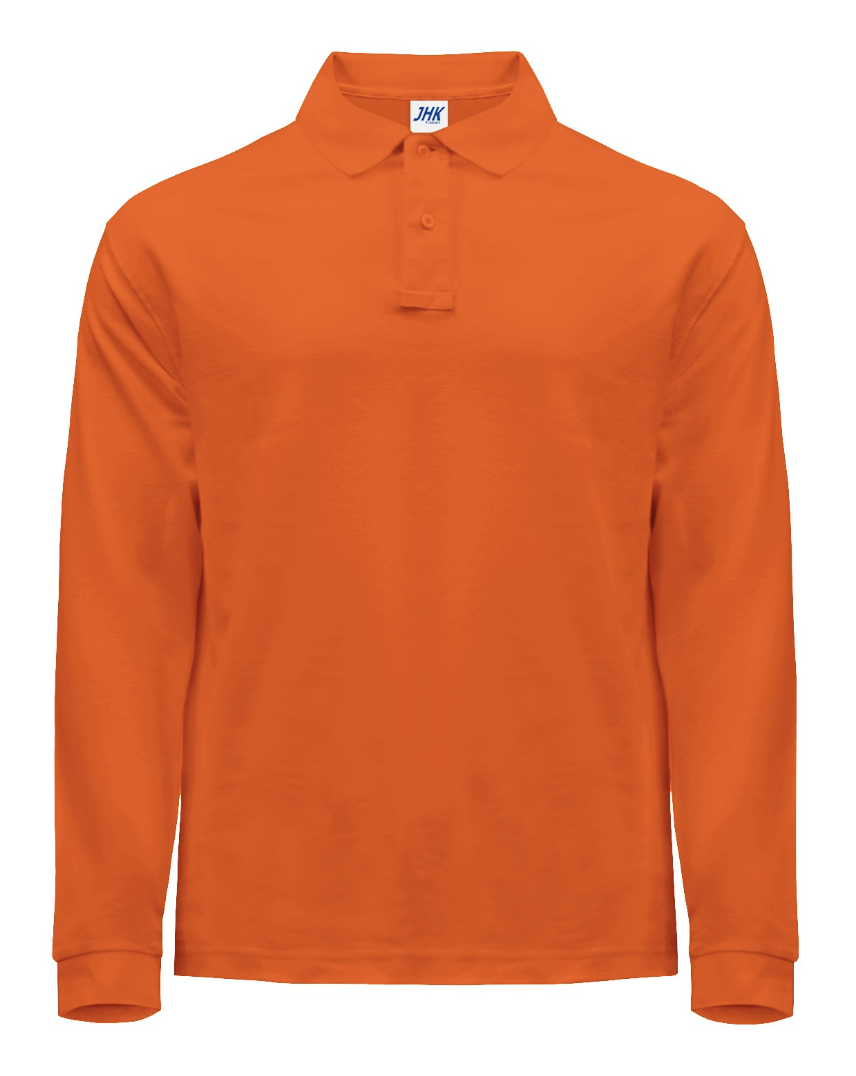 Чоловіча футболка-поло POLO REGULAR MAN LS колір помаранчевий (OR)