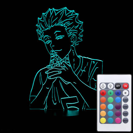 Акриловий світильник-нічник з пультом 16 кольорів Тендо Саторі tty-n001638, фото 1