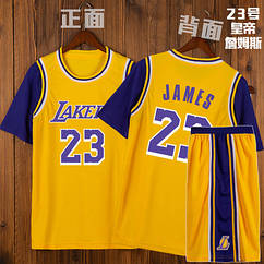Баскетбольна форма Леброн Джеймс 23 Лос bere Лейкерс комплект James Lakers