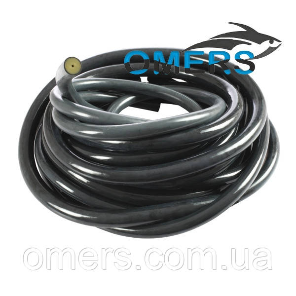 Тяга латексная ø18 mm прозрачная в чёрной оболочке