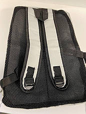 Рюкзак міський текстовий TikTok R271 Сірий, фото 3