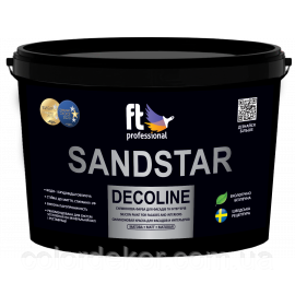 Декоративная краска с 3D эффектом SANDSTAR DECOLINE 1 л