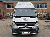 Защита бампера УС одинарный Mercedes Sprinter 2006-13, 1995-06, 2014+ кенгурятник защита задняя дуги пороги