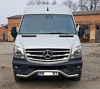 Защита бампера УС одинарный Mercedes Sprinter 2014+, 2006-13, 1995-06 кенгурятник защита задняя дуги пороги