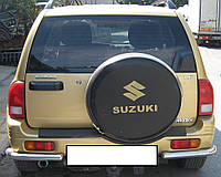 Защита заднего бампера углы Suzuki Grand Vitara 1997-2005 кенгурятник дуги боковая защита пороги