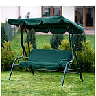 Гойдалка садова Garden Relax 3-х місна посилена з навісом і матрацом, фото 2