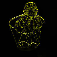 Акриловый светильник-ночник Юно Гасай желтый tty-n001643