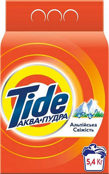 Стиральний порошок універсал Tide Альпийська свіжість 5.4 кг