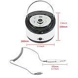 Фрезер ZS-606 на 65 Вт і 35000 об./хв для манікюру та педикюру, білий, фото 3