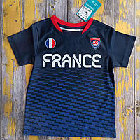 Футбольная футболка для мальчика "Euro 2020 France", (110 см)
