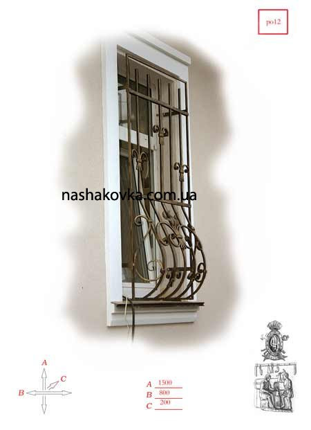Ковані решітки для вікон, фото 1