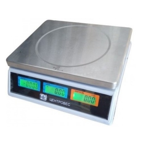 Весы торговые ВТЕ-Центровес-30Т1-ДВЖК 30кг Весы торговые ВТЕ-Центровес-30Т1-ДВЖК 30кг