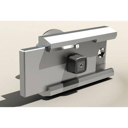 Замок накладной для входной двери Барьер 4 Р никель (ID#1412194550 ...