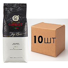 Ящик кави в зернах Garibaldi Top Bar 100% арабіка 1 кг (у ящику 10шт)