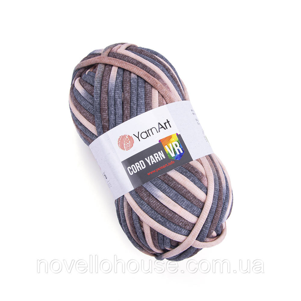 YarnArt CORD YARN VR (ЯрнАрт Корд Ярн ВР) № 928 (Пряжа бавовна шнур для сумок та рюкзаків, нитки для в'язання)