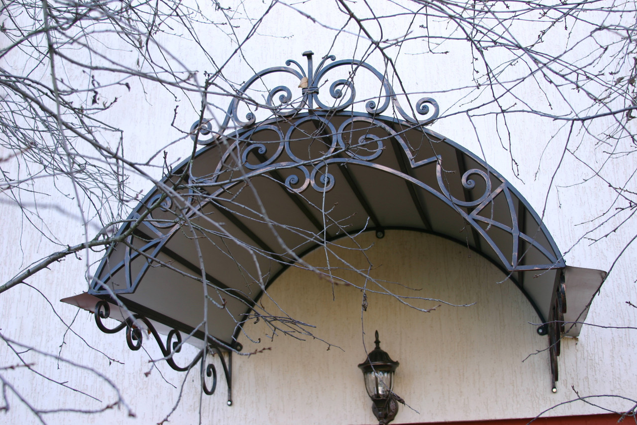 Козирки ковані над ґанком, фото 1