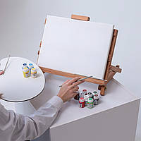 Стартовый набор для художника BrushMe (мольберт, полотно, кисти, лак, палитра, краски) S100