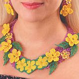 Колье, серьги и браслеты из бисера, фото 8