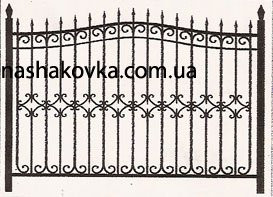Металевий паркан, фото 1