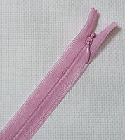 Молния YKK потайная 50 см Цвет розовый 042