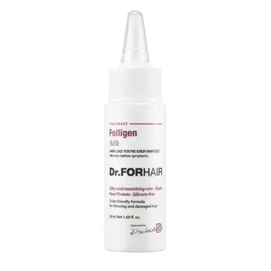 Відновлююча маска - кондиціонер для пошкодженого волосся Dr.FORHAIR Silk Treatment, 50 мл, фото 1