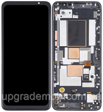 Дисплей модуль тачскрин Asus ROG Phone 5 ZS673KS/5 Pro/5 Ultimate/5s ZS676KS/5s Pro чорний Amoled оригінал, фото 1