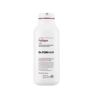 Шампунь для пошкодженого волосся Dr.FORHAIR Folligen Silk Shampo, 300 мл