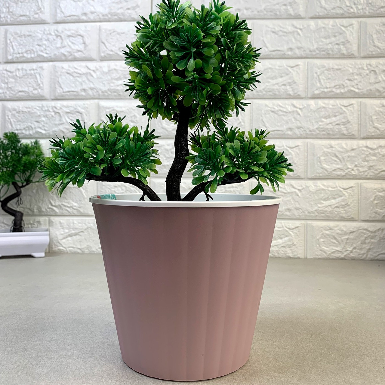 Квітковий горщик із дренажною системою 17,9*14,7см 2.4л, Ібіс фрезія Алеана