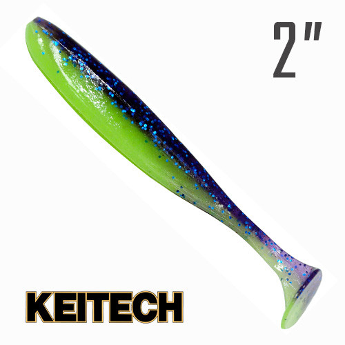 Easy Shiner 2" (50 мм.) 12 шт. Силікон Keitech col. pal#06 violet lime berry