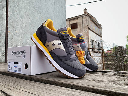 Saucony jazz charcoal yellow new arrivals