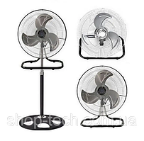 Підлоговий вентилятор металеві лопаті WimpeX WX-1807 3в1