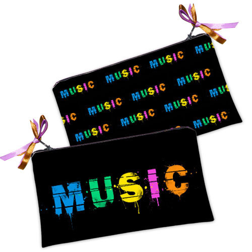 Косметичка жіноча Music 20х12 см (K_MUS002)
