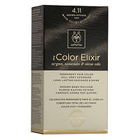 APIVITA My Color Elixir, Краска для волос без аммиака № 4.11 - Насыщенный Sandre Brown