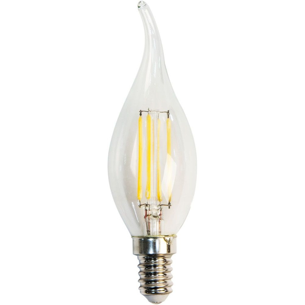 Світлодіодна лампа Feron LB-59 4W E14 свічка на вітрі
