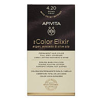 APIVITA My Color Elixir, Краска для волос без аммиака № 4.20 - Коричнево-фиолетовый