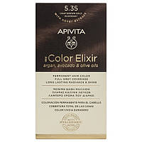 APIVITA My Color Elixir, Краска для волос без аммиака № 5.35 - Светло-красный мед