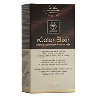 APIVITA My Color Elixir, Краска для волос без аммиака № 5.65 - Светло-коричневый Красный Махагон