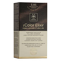 APIVITA My Color Elixir, Краска для волос без аммиака № 5.85 - Светло-коричневый перламутровый махагон