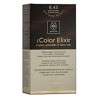 APIVITA My Color Elixir, Краска для волос без аммиака № 6.43 Блондинка темная бронза Мед