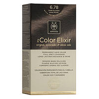 APIVITA My Color Elixir, Краска для волос без аммиака № 6.78 - Блонд темно-бежевый жемчужный